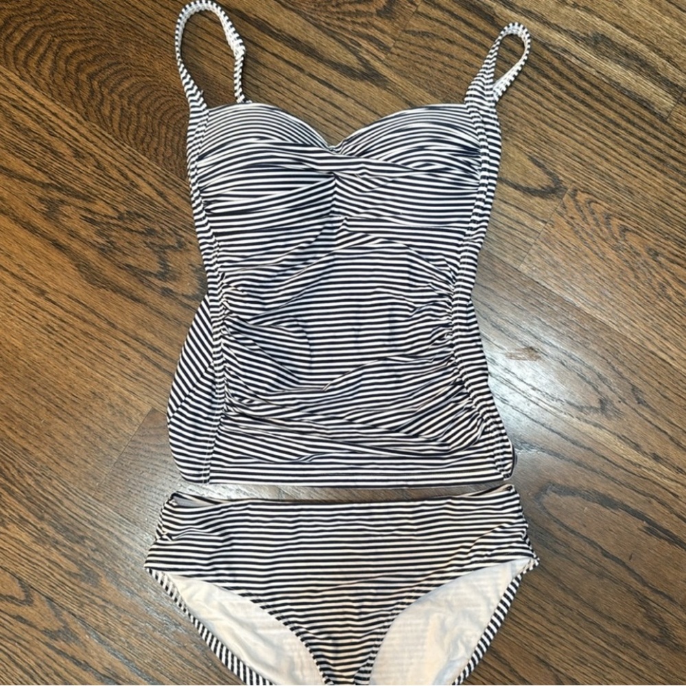 NWOT bond-eye Black and White Bikini with Striking Design